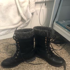 Black Combat Boots